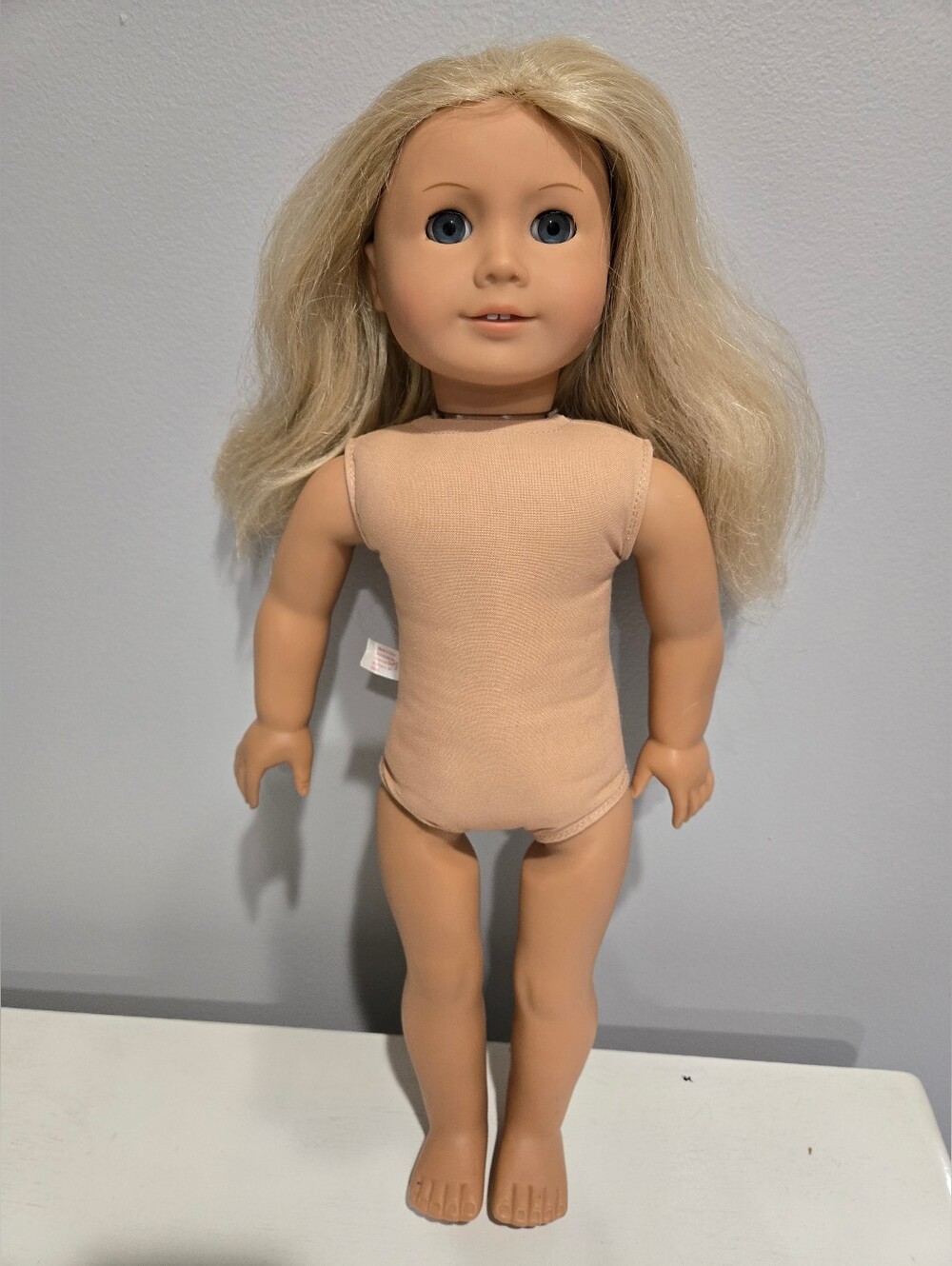 Authentic American Girl Doll Just Like You 22 Blonde Hair Blue Eyes